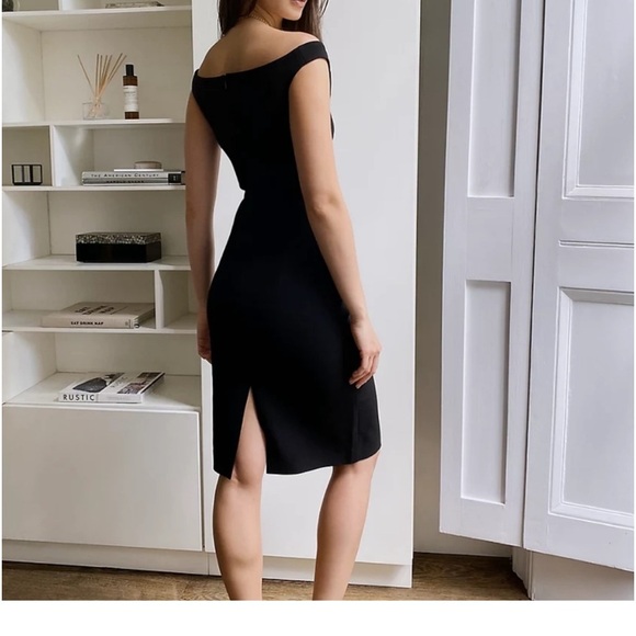 Aritzia Babaton Terrace dress grey sz 2 - Picture 5 of 9